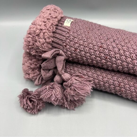 UGG Women's Nessie Fleece Lined Socks Mauve - Picture 5 of 5